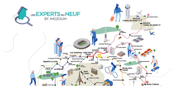 Carte interactive Grand Paris pour trouver son logement ou son investissement immobilier